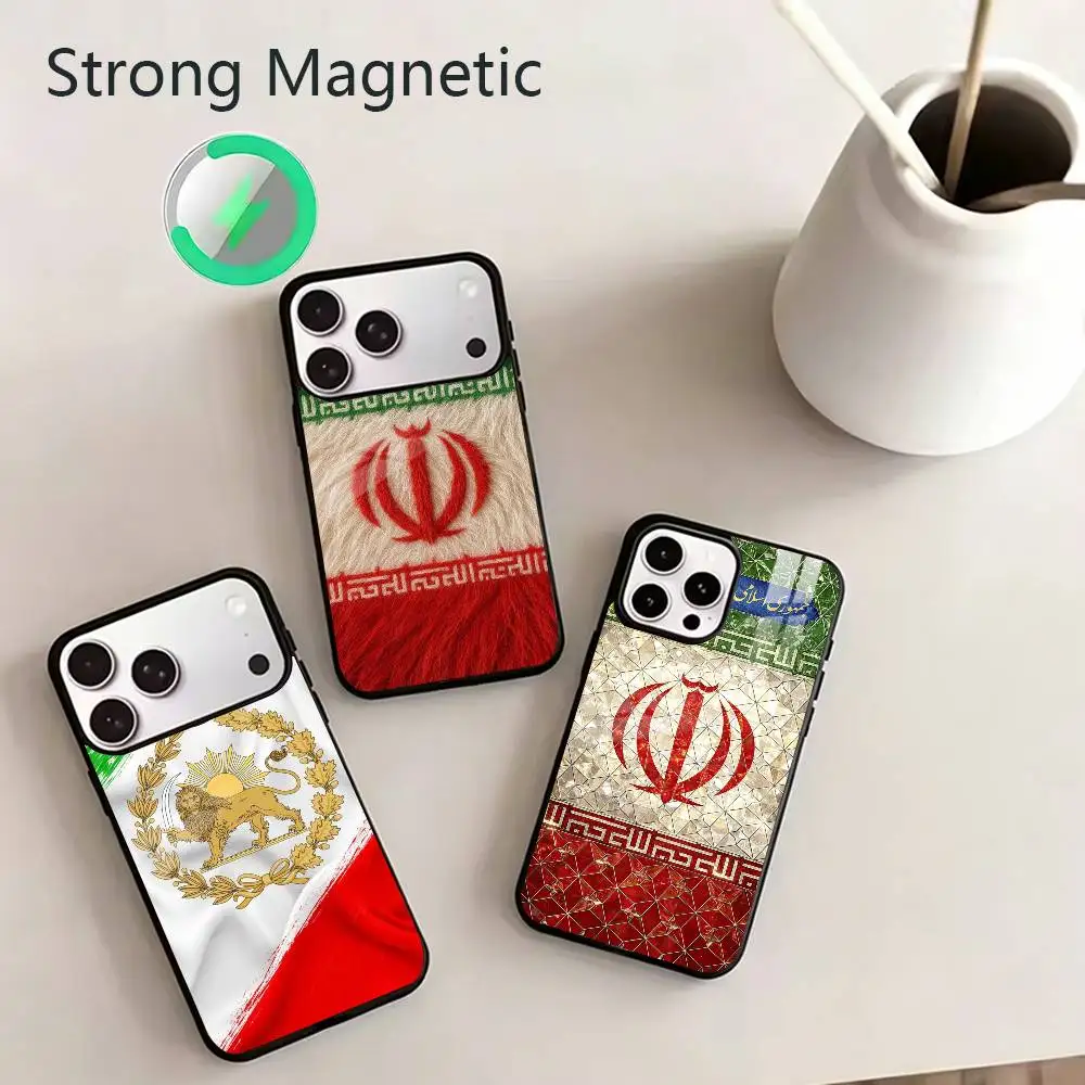 Iranian Flag Phone Case For iPhone17,16,15,14,13,12,11 Plus,Pro,Max Magnetic with Wireless Charging
Iranian Flag Phone Case For iPhone17,16,15,14,13,12,11 Plus,Pro,Max Magnetic with Wireless Charging