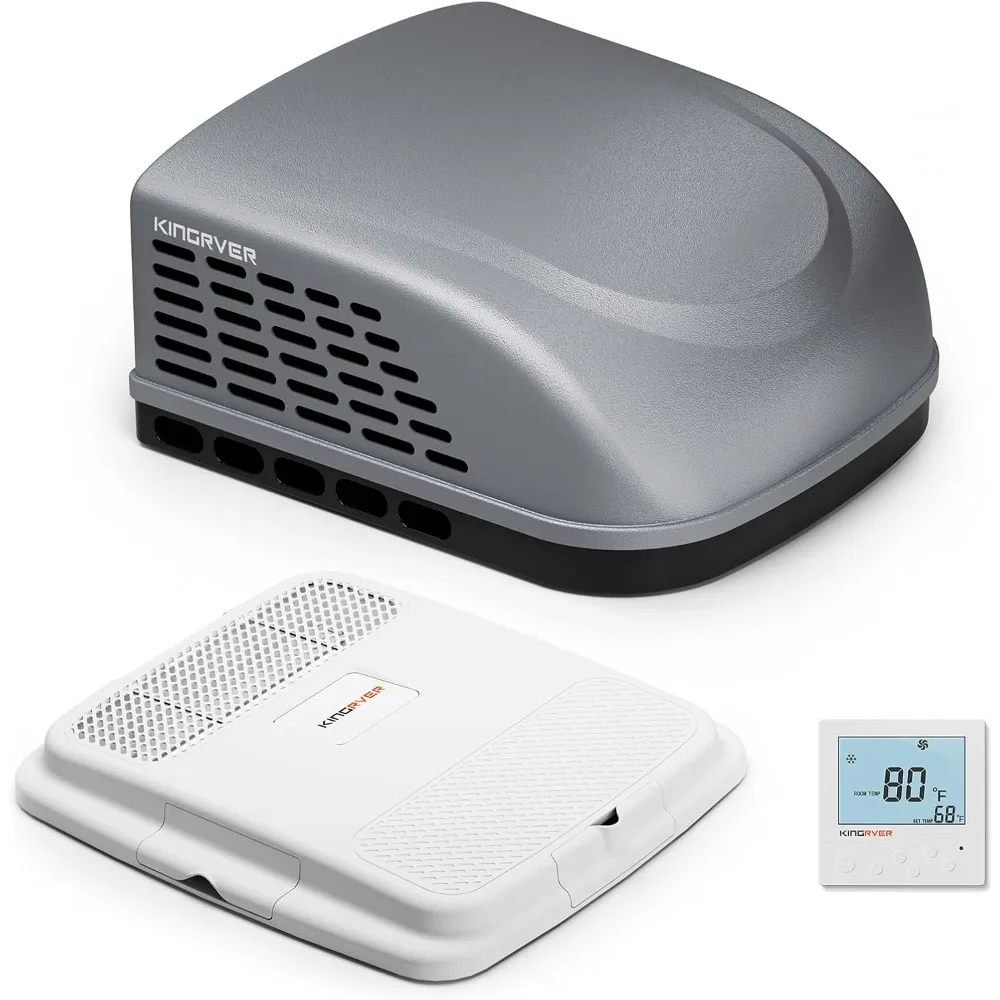 RV Air Conditioner 15K 110-120V, KINGRVER Non-Ducted Rooftop AC Unit for RV, Only Cooling, Quiet AC, Easy Install, Grey
RV Air Conditioner 15K 110-120V, KINGRVER Non-Ducted Rooftop AC Unit for RV, Only Cooling, Quiet AC, Easy Install, Grey