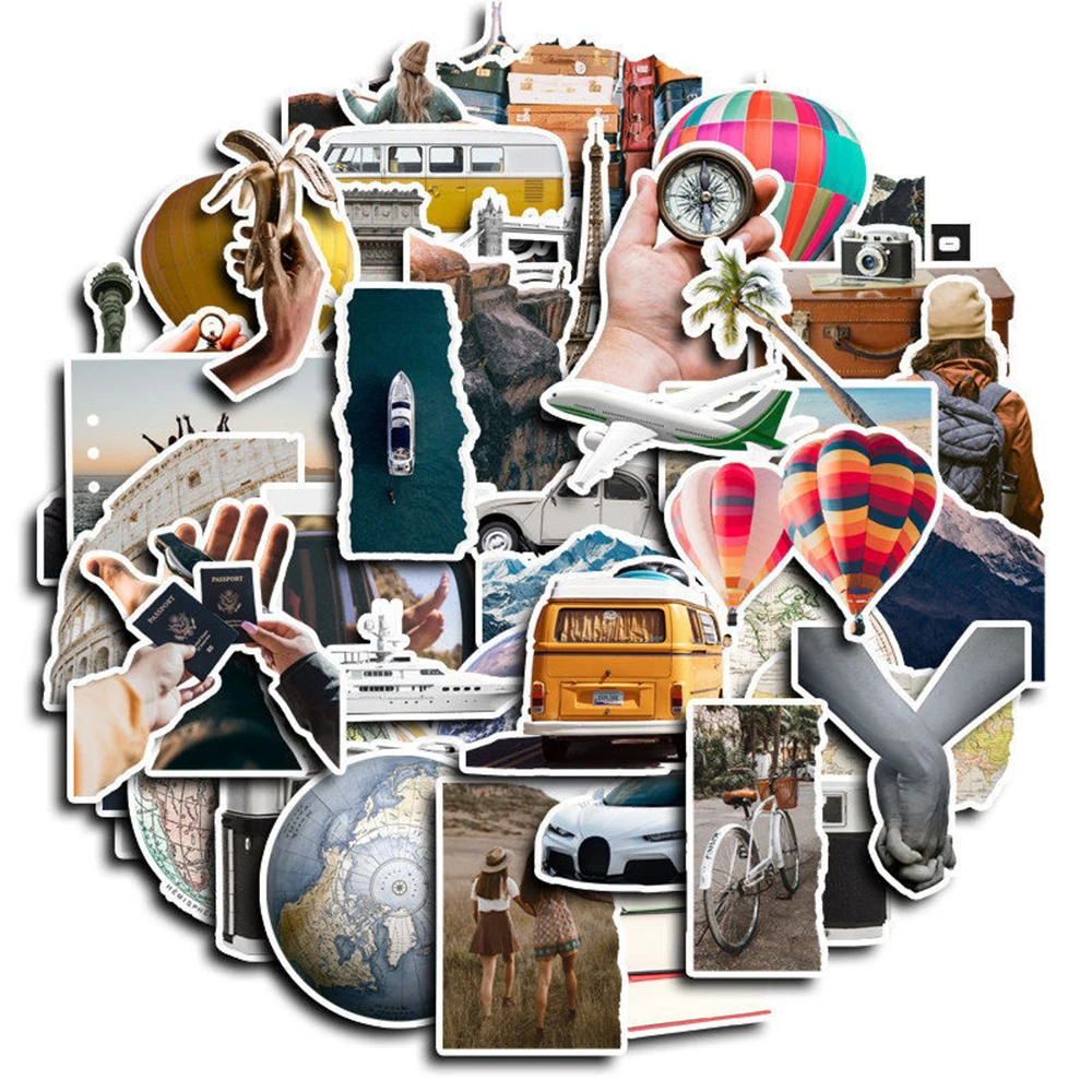 10/30/50pcs INS Style Artsy Travel Cartoon Decoration Stickers Decals DIY Diary Planner Phone Retro Aesthetic Sticker Wholesale
10/30/50pcs INS Style Artsy Travel Cartoon Decoration Stickers Decals DIY Diary Planner Phone Retro Aesthetic Sticker Wholesale