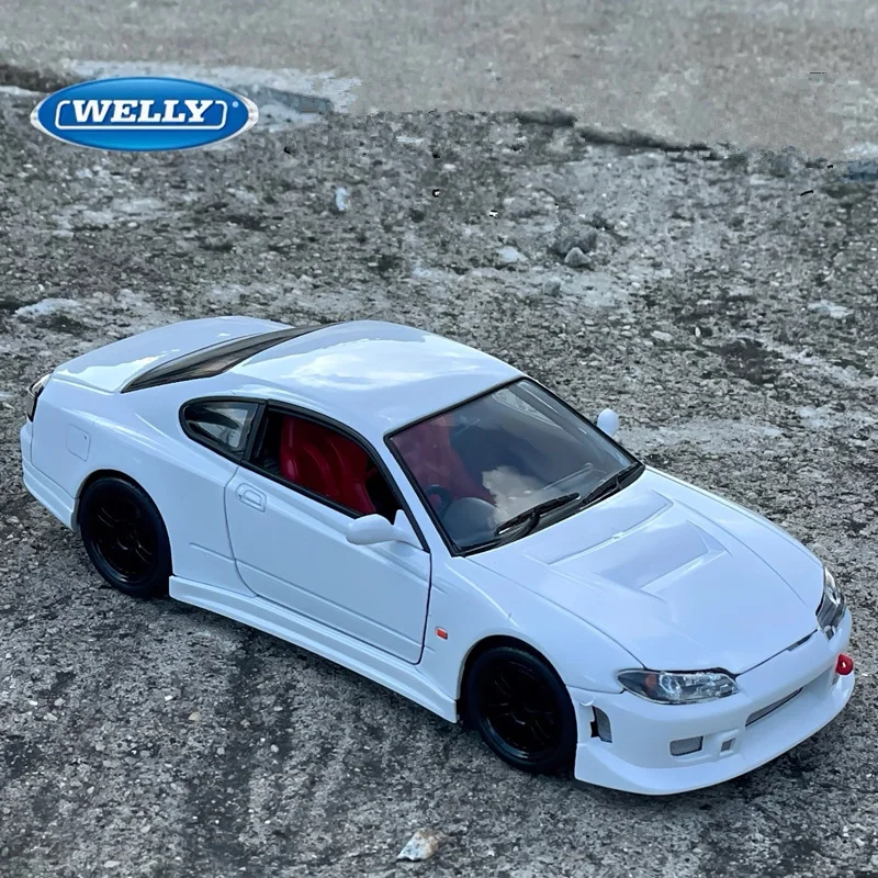 Welly 1/24 Nissan Silvia S15, модель спортивного автомобиля из сплава, литая под давлением металлическая гоночная машина, модель автомобиля, коллекция моделирования, детские игрушки, подарок
Welly 1/24 Nissan Silvia S15, модель спортивного автомобиля из сплава, литая под давлением металлическая гоночная машина, модель автомобиля, коллекция моделирования, детские игрушки, подарок