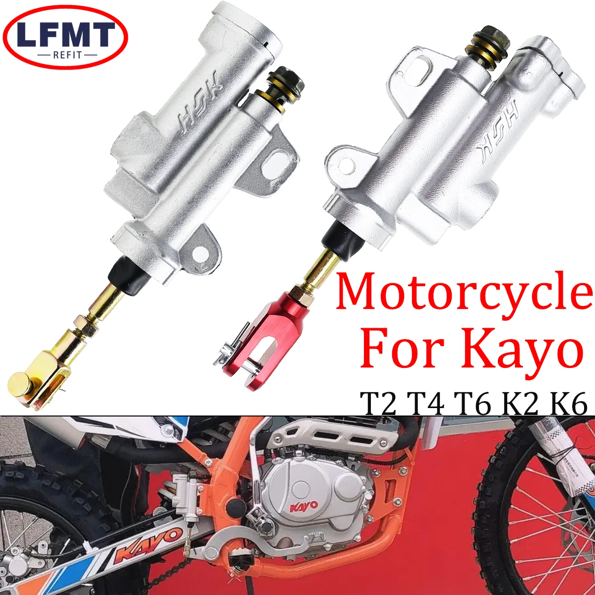 For Kayo T2 T4 T6 K2 K6 Bosuer BSE M4 M2 K5 Nc250 250cc ATV Dirt Bike Motorcycle Rear Hydraulic Brake Master Cylinder Pump
For Kayo T2 T4 T6 K2 K6 Bosuer BSE M4 M2 K5 Nc250 250cc ATV Dirt Bike Motorcycle Rear Hydraulic Brake Master Cylinder Pump