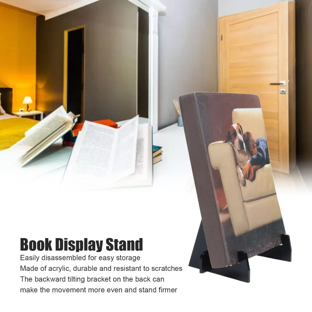 Portable Acrylic Acrylic Book Display Stand Adjustable Triangular Bookrack Secure Detachable Book Holder Office Desks
Portable Acrylic Acrylic Book Display Stand Adjustable Triangular Bookrack Secure Detachable Book Holder Office Desks