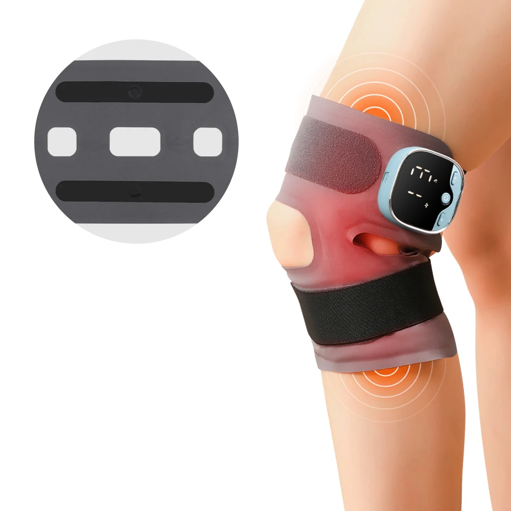 Cordless Microcurrent Pulse Knee Thigh Leg Arm Massage Hot Compress Bet Rechargeable Electric EMS Knee Massager with Heat
Cordless Microcurrent Pulse Knee Thigh Leg Arm Massage Hot Compress Bet Rechargeable Electric EMS Knee Massager with Heat