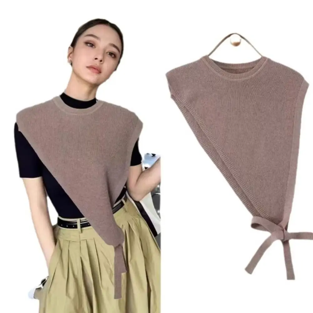 Solid Color Women's Knitted Shawl Niche Design Vest Fashion Crossbody Shawl Retro Oblique Shoulder Skew Triangle Shawl
Solid Color Women's Knitted Shawl Niche Design Vest Fashion Crossbody Shawl Retro Oblique Shoulder Skew Triangle Shawl