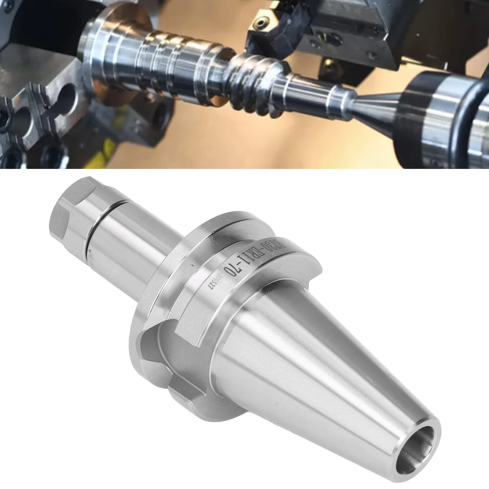 Hardware Industrial Supplies CNC Tool Holder 0.005mm High Accuracy Machining Center Milling Arbor BT30‑ER11‑70 with Wrench
Hardware Industrial Supplies CNC Tool Holder 0.005mm High Accuracy Machining Center Milling Arbor BT30‑ER11‑70 with Wrench