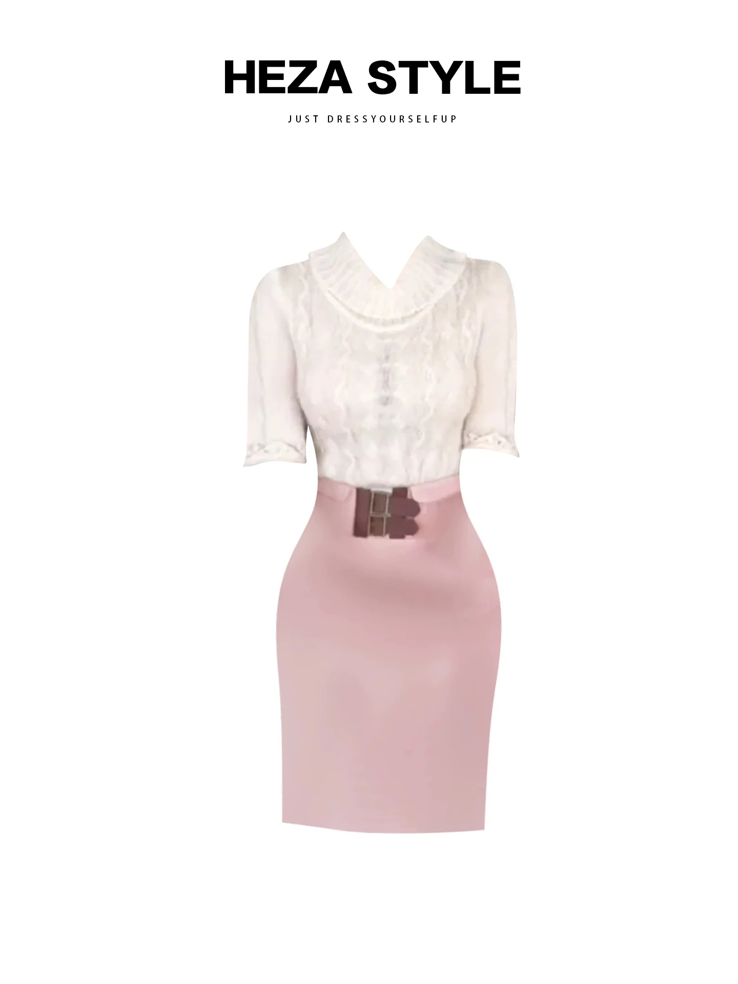 HEZA plus Size Lace Knitted mid Sve Top And High Waist Bodycon Skirt Set Women's Faion Autumn Collection Slim Fit Two Pi...
HEZA plus Size Lace Knitted mid Sve Top And High Waist Bodycon Skirt Set Women's Faion Autumn Collection Slim Fit Two Pi...