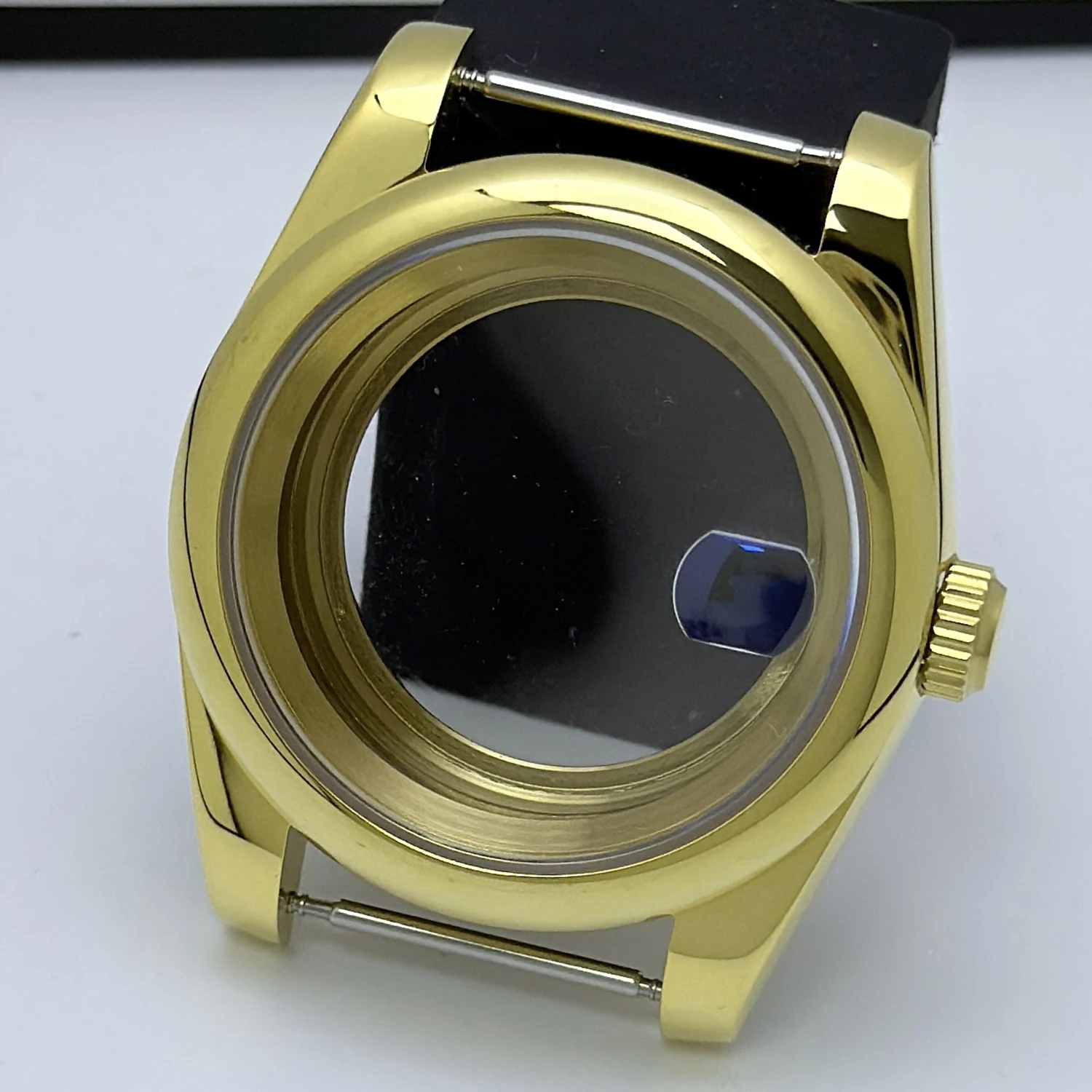 NH35 316L Stainless Steel 36mm/39mm Gold Semicircular Sapphire Magnifying Glass Watch Case Fit NH35/NH36 Movement
NH35 316L Stainless Steel 36mm/39mm Gold Semicircular Sapphire Magnifying Glass Watch Case Fit NH35/NH36 Movement