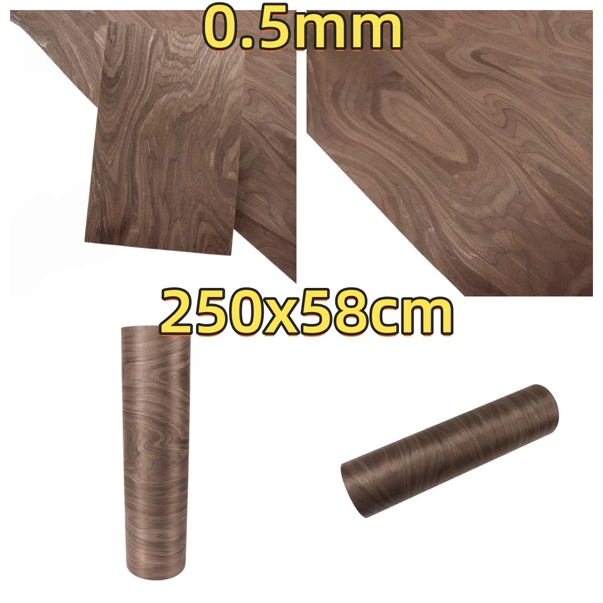 Salon Engineered Veneer, 0.4-0.5mm, 250x58cm, For Wood Door Veneering & Cabinet Refinishing.(Backing Non-woven Fabric)
Salon Engineered Veneer, 0.4-0.5mm, 250x58cm, For Wood Door Veneering & Cabinet Refinishing.(Backing Non-woven Fabric)