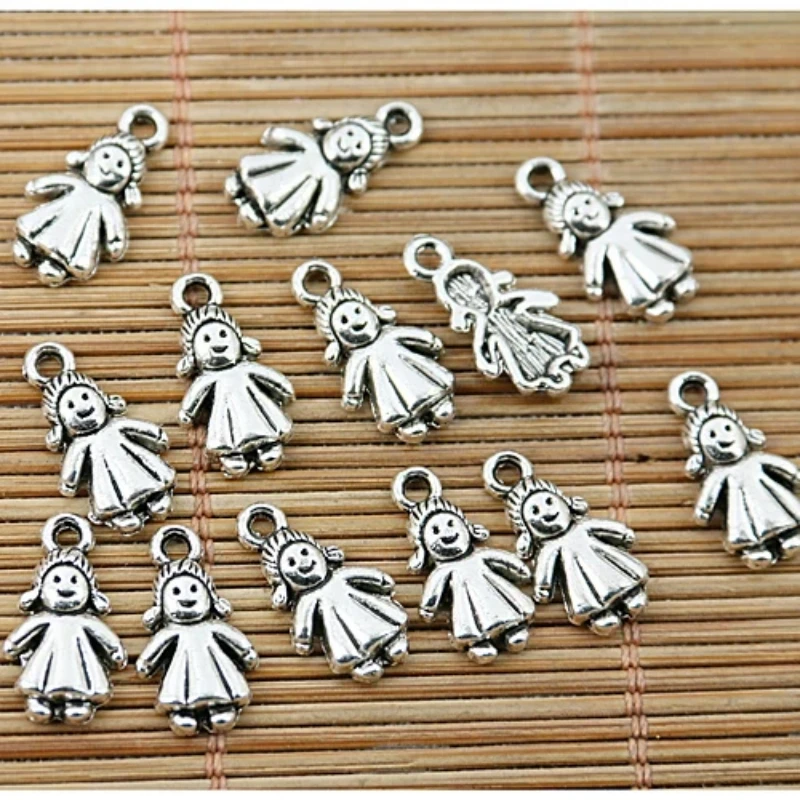 30pcs Tibetan Silver Tone Lovely Little Girl Kid Charms EF1796 Charms for Jewelry Making
30pcs Tibetan Silver Tone Lovely Little Girl Kid Charms EF1796 Charms for Jewelry Making