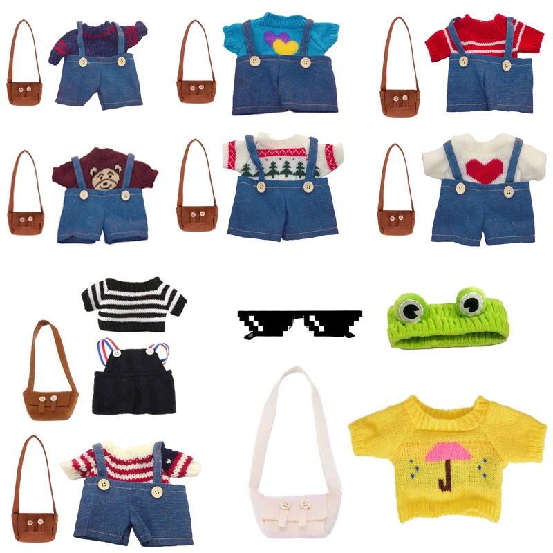 4pcs Cowboy Set Clothes for Duck 30 Cm Lalafanfan Duck Toy Doll Accessories with Headband Bag Sweater Hat Children's Plush Toys
4pcs Cowboy Set Clothes for Duck 30 Cm Lalafanfan Duck Toy Doll Accessories with Headband Bag Sweater Hat Children's Plush Toys