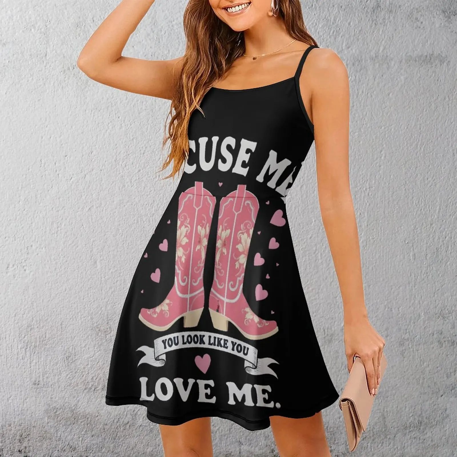 Экзотическая женская одежда, платье на подтяжках, ковбойские сапоги с цветочным принтом, женское платье на бретельках, новинка для вечеринок, забавные саркастические 
Экзотическая женская одежда, платье на подтяжках, ковбойские сапоги с цветочным принтом, женское платье на бретельках, новинка для вечеринок, забавные саркастические