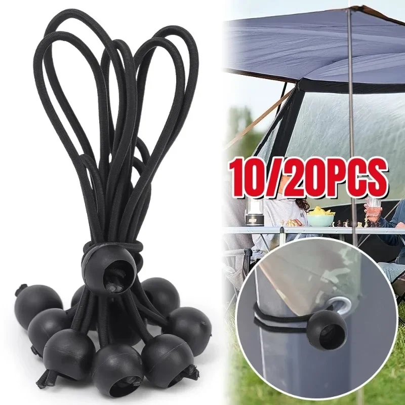 10/20 Pieces Outdoor Camping Canopy Tent Fixed Storage Elastic Rope Plastic Ball Elastic Rope Bundling Storage Elastic Ball Rope
10/20 Pieces Outdoor Camping Canopy Tent Fixed Storage Elastic Rope Plastic Ball Elastic Rope Bundling Storage Elastic Ball Rope