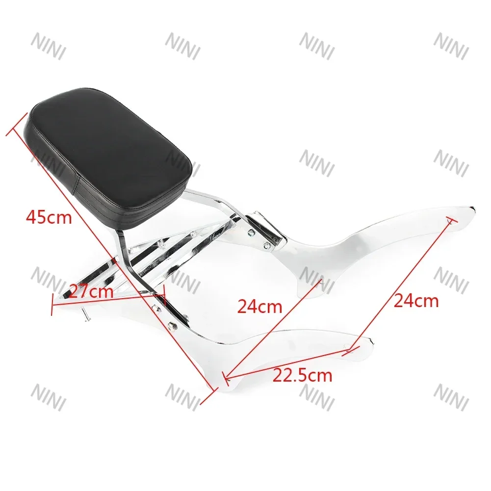 Chrome Motorcycle For Yamaha Vstar XVS 1100 Classic & Dragstar XVS 1100 Classic 2000-2011 Backrest Sissy Bar w/ Luggage Rack
Chrome Motorcycle For Yamaha Vstar XVS 1100 Classic & Dragstar XVS 1100 Classic 2000-2011 Backrest Sissy Bar w/ Luggage Rack