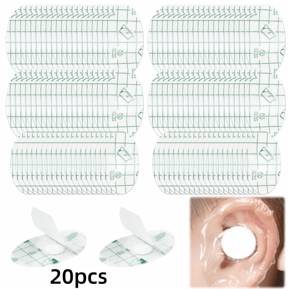 20Pcs New Waterproof Disposable Ear Covers Shield Ear Protection Swimming Ear Stickers Anti-wear Heel Cover Adults
20Pcs New Waterproof Disposable Ear Covers Shield Ear Protection Swimming Ear Stickers Anti-wear Heel Cover Adults