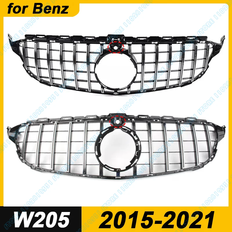 Для Mercedes-Benz C-Class W205 2015-2018, 2019-2021 годов выпуска, модели C180, C200, C250, C300, C400, GT: передняя решетка бампера с отверстием для камеры
Для Mercedes-Benz C-Class W205 2015-2018, 2019-2021 годов выпуска, модели C180, C200, C250, C300, C400, GT: передняя решетка бампера с отверстием для камеры