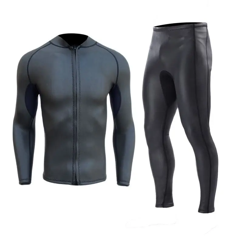 2mm CR Leather Wetsuit Diving Suit Scuba Jacket And Pants 2 piece Separate Set Men Women Snorkeling Surfing Thermal Swimsuit
2mm CR Leather Wetsuit Diving Suit Scuba Jacket And Pants 2 piece Separate Set Men Women Snorkeling Surfing Thermal Swimsuit