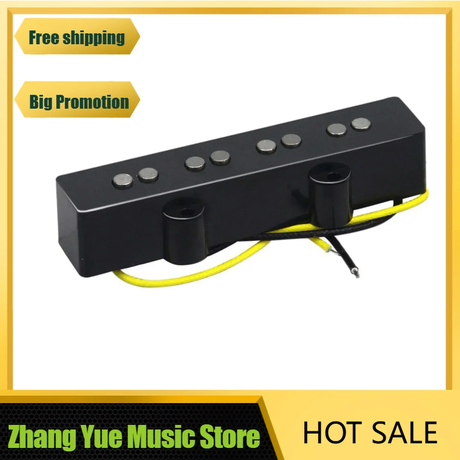 QX-Music Store-Open Style Alnico 5 JB Bass Pickup For 4 String JB Bass Replacement, Neck Or Bridge Position
QX-Music Store-Open Style Alnico 5 JB Bass Pickup For 4 String JB Bass Replacement, Neck Or Bridge Position