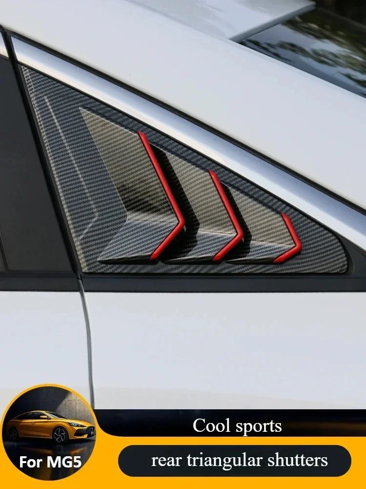 Shutters rear side window trims rear triangle patches and the appearance is retrimmed For 21 new MG5
Shutters rear side window trims rear triangle patches and the appearance is retrimmed For 21 new MG5