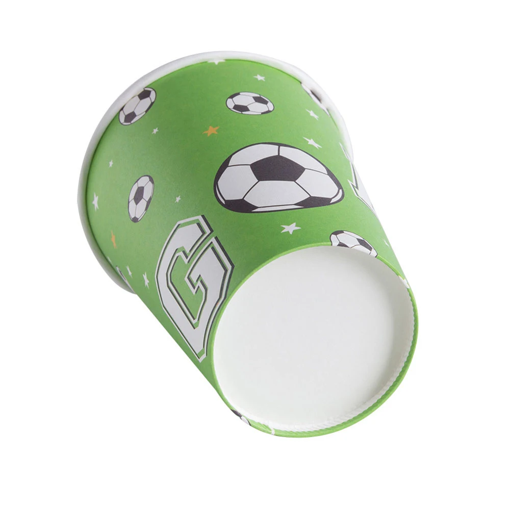 Soccer Paper Cups Supplies Football Competition Green Safe Material Drink Beverages Kids Birthday Themes Environmental
Soccer Paper Cups Supplies Football Competition Green Safe Material Drink Beverages Kids Birthday Themes Environmental