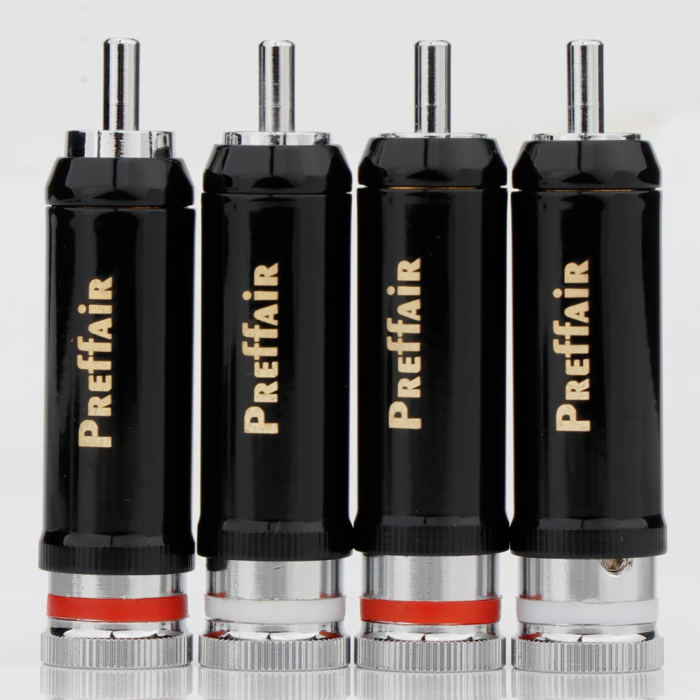 Hifi RCA Rhodium-plated Rca Plug Preffair connector HiFi audio terminal RCA Video Connectors plug
Hifi RCA Rhodium-plated Rca Plug Preffair connector HiFi audio terminal RCA Video Connectors plug