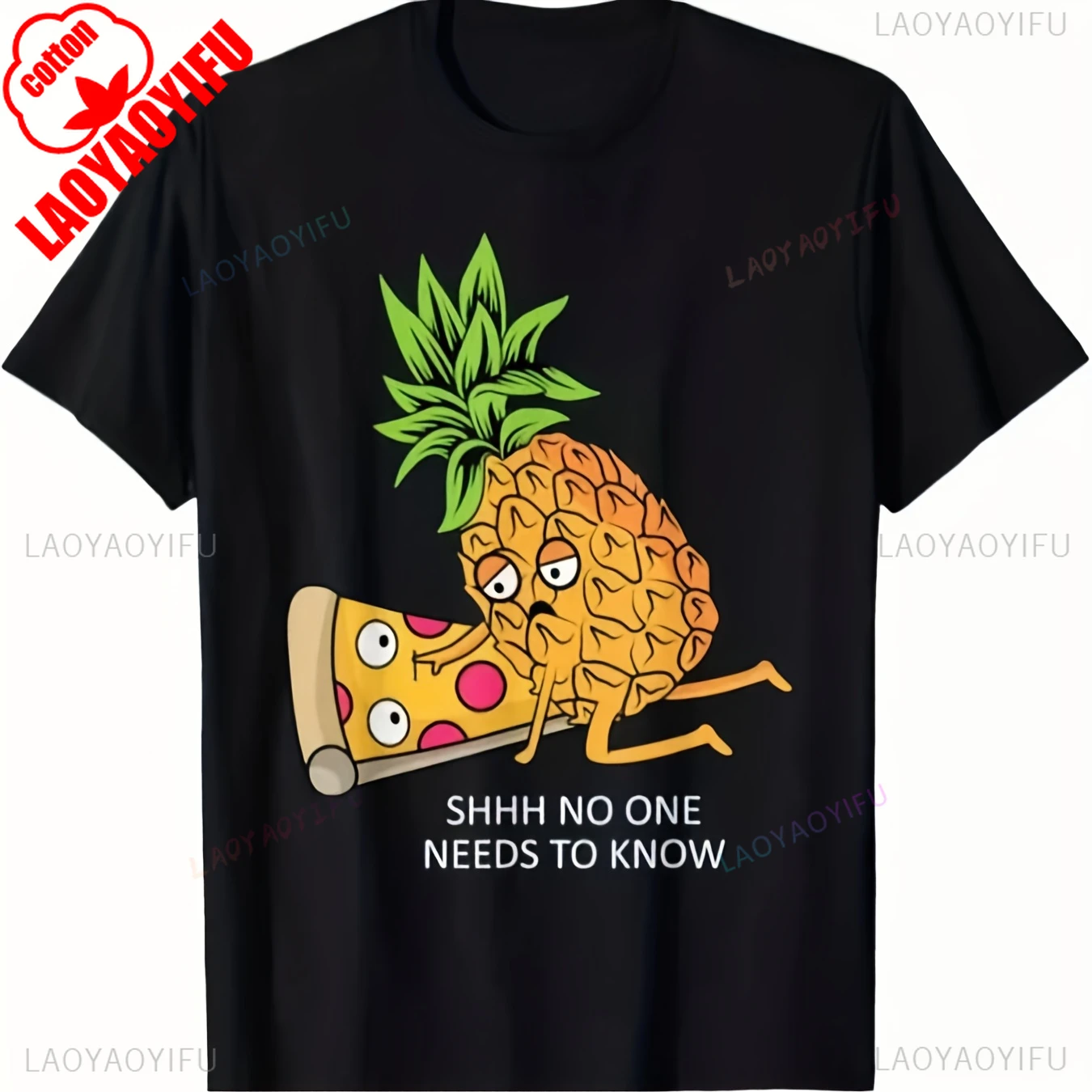Pineapple Pizza Controversy Humor Graphic Tee Funny Pineapple on Pizza Graphic T-Shirt - "Shhhh No One Needs To Know" Unisex
Pineapple Pizza Controversy Humor Graphic Tee Funny Pineapple on Pizza Graphic T-Shirt - "Shhhh No One Needs To Know" Unisex