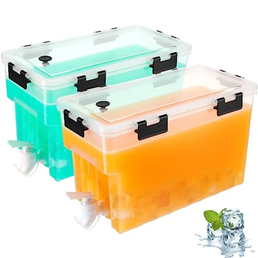 1.5 Gallon Drink Beverage Dispenser for Fridge with Spigot, Water Dispenser with Lids, Ice Drink Dispenser for Party Drink and
1.5 Gallon Drink Beverage Dispenser for Fridge with Spigot, Water Dispenser with Lids, Ice Drink Dispenser for Party Drink and