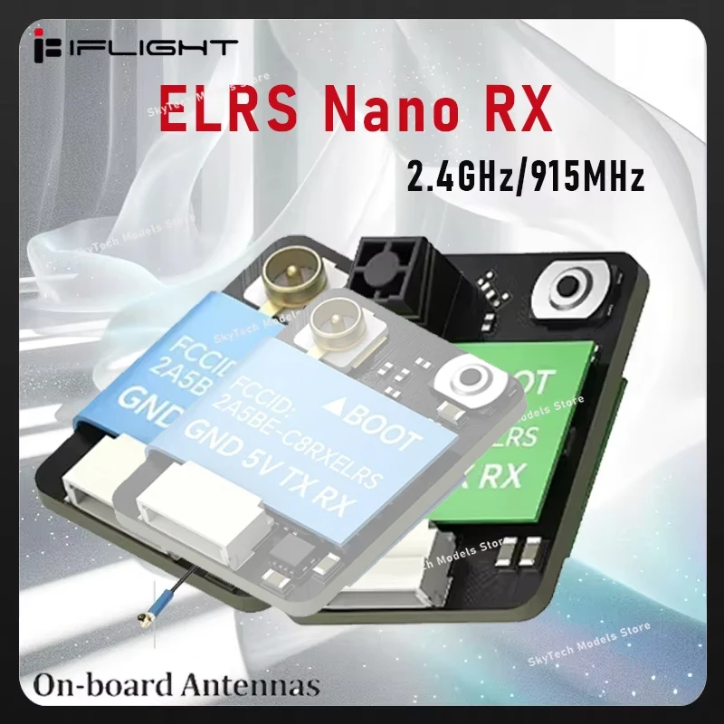ELRS 2,4 ГГц/915 МГц Nano RX IFlight Приемник с открытым исходным кодом с антенной 70 мм 40 мм двухдиапазонный для гоночного дрона RC FPV
ELRS 2,4 ГГц/915 МГц Nano RX IFlight Приемник с открытым исходным кодом с антенной 70 мм 40 мм двухдиапазонный для гоночного дрона RC FPV