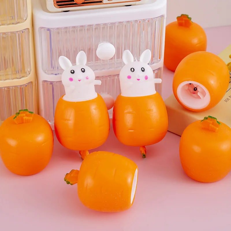 Squishy Carrot Rabbit Squeeze Telescopic Toys Kids Children's Radish Rabbit Cup Pinch Music Toy Creative Stress Relief Gift
Squishy Carrot Rabbit Squeeze Telescopic Toys Kids Children's Radish Rabbit Cup Pinch Music Toy Creative Stress Relief Gift