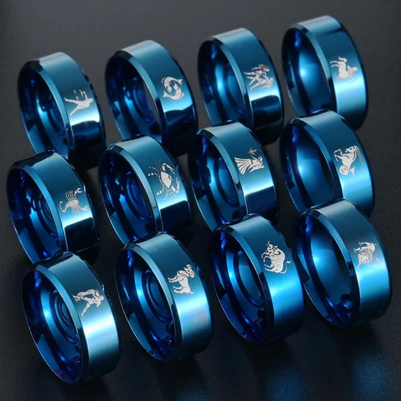 12 Constellations Zodiac Sign Finger Rings Women Men Fashion Charm Stainless Steel Ring Anel Anillos Jewelry Size 6-13
12 Constellations Zodiac Sign Finger Rings Women Men Fashion Charm Stainless Steel Ring Anel Anillos Jewelry Size 6-13