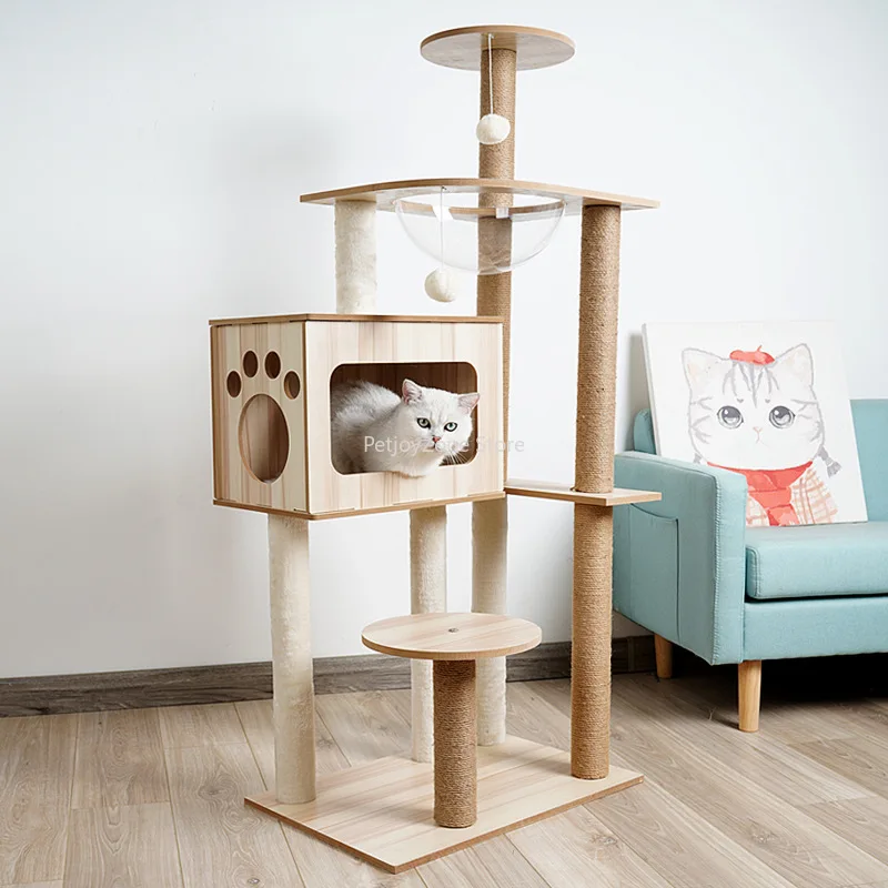 Manufacturer Wholesale Large Beige Wooden Cat Tree Scratcher
Manufacturer Wholesale Large Beige Wooden Cat Tree Scratcher