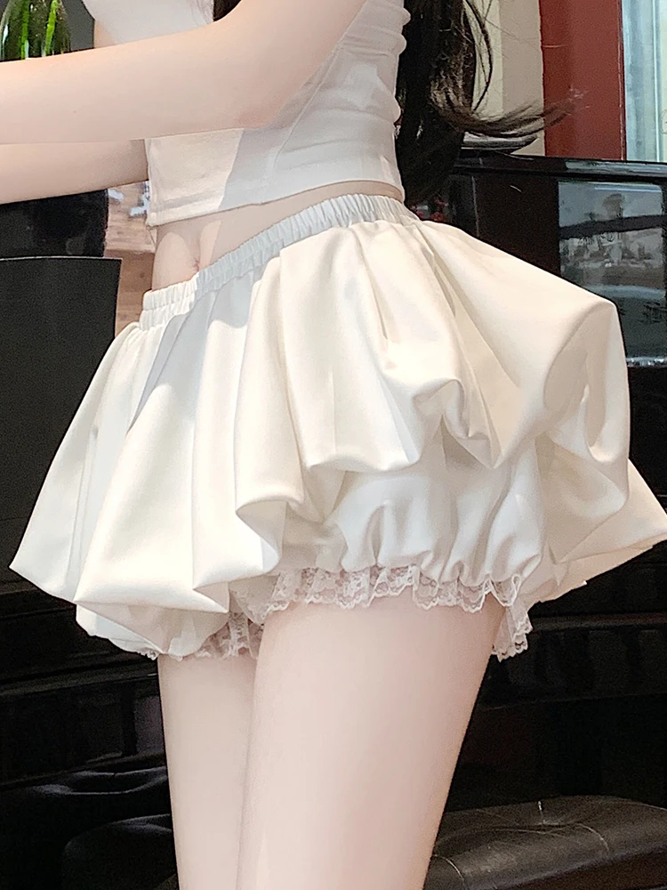 Elegant White Lace Half Skirt Women's High Waist Slimming Spring Summer Floral Print Elastic Waist Korean Style Commute Skirt
Elegant White Lace Half Skirt Women's High Waist Slimming Spring Summer Floral Print Elastic Waist Korean Style Commute Skirt