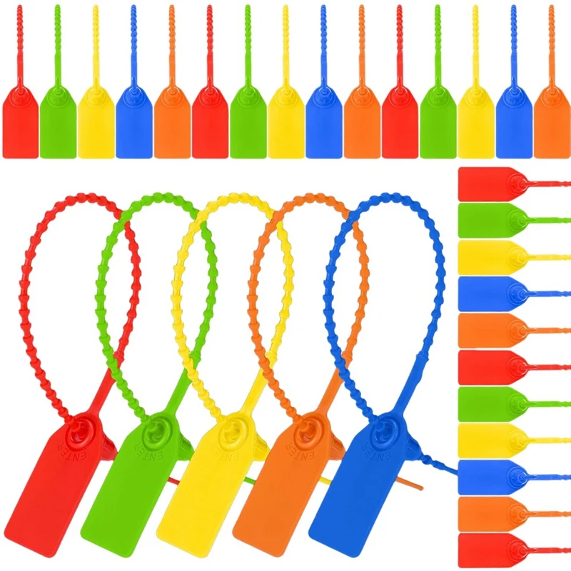 PWS 500Pcs Plastic Tamper Seals Zip Ties For Blank Security Tags Disposable Self-Locking Signage Trailer Truck Seal Tie 25Cm
PWS 500Pcs Plastic Tamper Seals Zip Ties For Blank Security Tags Disposable Self-Locking Signage Trailer Truck Seal Tie 25Cm