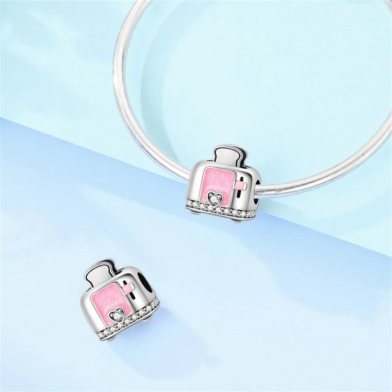 New 925 Sterling Silver Heart Bread Maker Zircon Charms Beads Fit 3mm Classic Bracelet DIY Women Birthday Anniversary Jewelry
New 925 Sterling Silver Heart Bread Maker Zircon Charms Beads Fit 3mm Classic Bracelet DIY Women Birthday Anniversary Jewelry