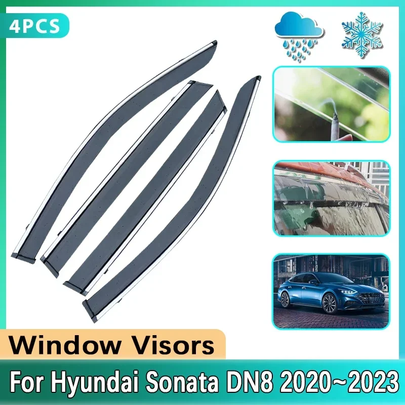 Car Side Window Visor For Hyundai Sonata DN8 N Line 2020 2021 2022 2023 Windshield Rain Sun Guard Cover Deflector Car Accessorie
Car Side Window Visor For Hyundai Sonata DN8 N Line 2020 2021 2022 2023 Windshield Rain Sun Guard Cover Deflector Car Accessorie