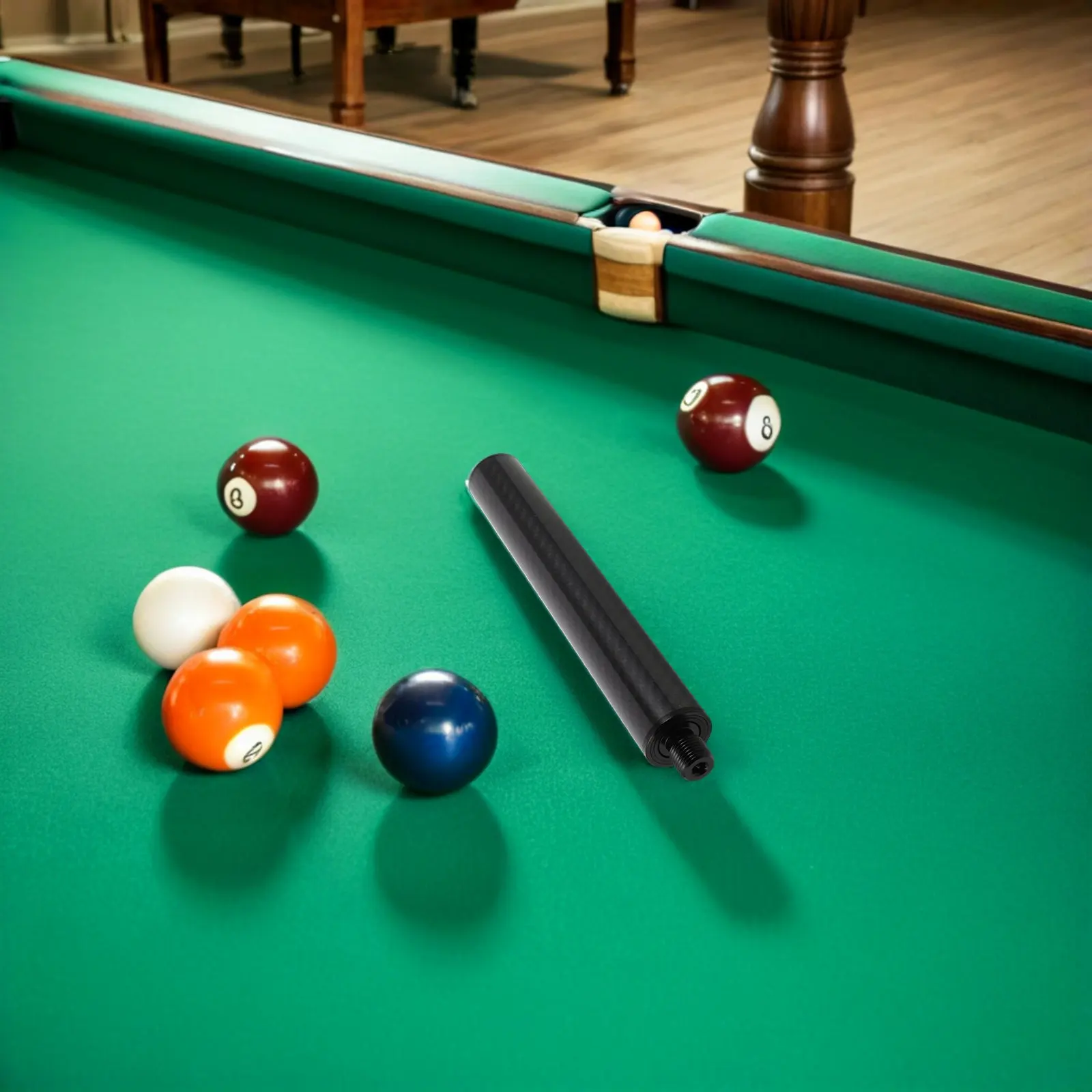 Carbon Fiber Pool Cue Extension 8.9in Stable Connector Billiard Cue Stick Extender for Improved Reach and Control
Carbon Fiber Pool Cue Extension 8.9in Stable Connector Billiard Cue Stick Extender for Improved Reach and Control