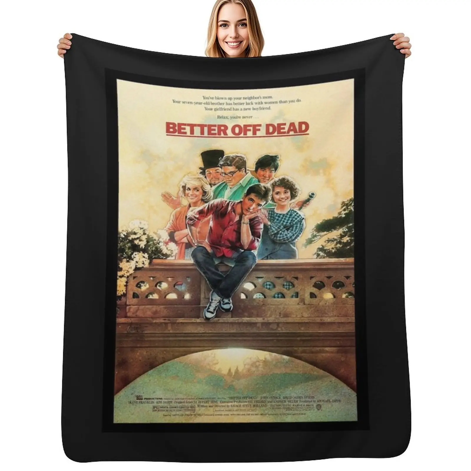 BETTER OFF DEAD Classic T-Shirt Throw Blanket Long Lasting Soft Plush Blanket for Daily Use
BETTER OFF DEAD Classic T-Shirt Throw Blanket Long Lasting Soft Plush Blanket for Daily Use