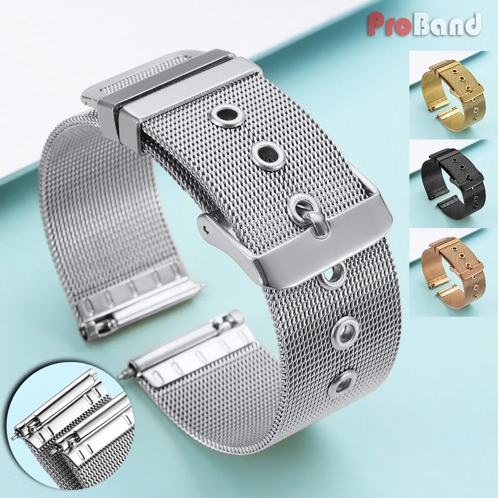 0.4mm Mesh Milanese Watch Band 18mm 20mm 22mm Stainless Steel Strap Quick Release Watchband for Omega for DW Metal Bracelet Belt
0.4mm Mesh Milanese Watch Band 18mm 20mm 22mm Stainless Steel Strap Quick Release Watchband for Omega for DW Metal Bracelet Belt