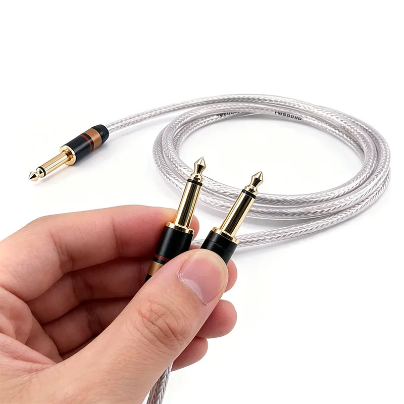Aux Guitar Cable 6.5 Jack 6.5mm To 6.5mm Audio Cable for Electric Guitar Bass Keyboard Amplifier Mixer 6.35mm Aux Cable
Aux Guitar Cable 6.5 Jack 6.5mm To 6.5mm Audio Cable for Electric Guitar Bass Keyboard Amplifier Mixer 6.35mm Aux Cable