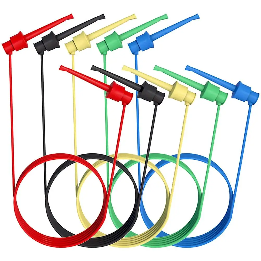 5 pcs Test Leads Wires High Quality IC Hooks Grabber Cables Clips PVC Line Multimeter Electrical Mini Projects Strong
5 pcs Test Leads Wires High Quality IC Hooks Grabber Cables Clips PVC Line Multimeter Electrical Mini Projects Strong