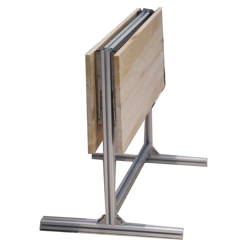 Leisure folding table Computer table Aluminum profile birch desk Movable workbench Student home desk Study table
Leisure folding table Computer table Aluminum profile birch desk Movable workbench Student home desk Study table