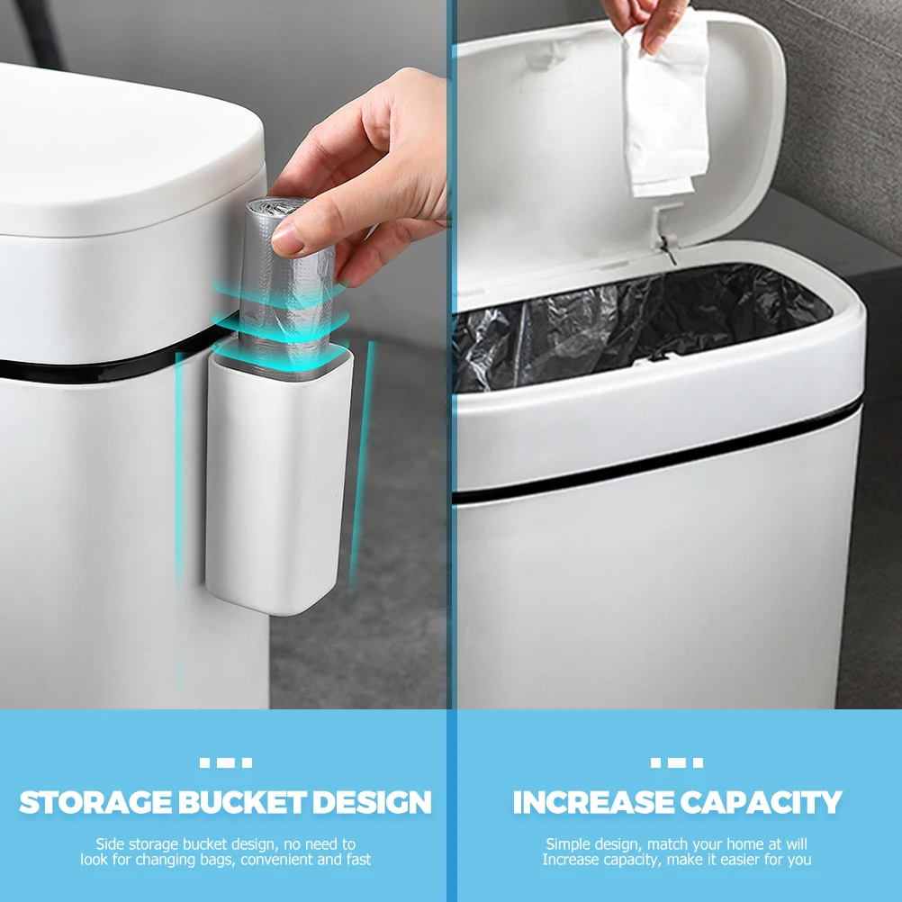 Press Trash Can 10L Bathroom Kitchen Bedroom Garbage Bin Odor Proof Space Saving Household Waste Container Decorative Rubbish
Press Trash Can 10L Bathroom Kitchen Bedroom Garbage Bin Odor Proof Space Saving Household Waste Container Decorative Rubbish