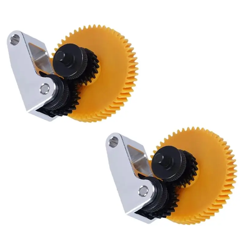 YSS-Wear-Resisting 3D Print Parts For Bambu X1 P1 Series-Upgraded DLC Helical Gear Assembly Nickel Plated Hardened Steel
YSS-Wear-Resisting 3D Print Parts For Bambu X1 P1 Series-Upgraded DLC Helical Gear Assembly Nickel Plated Hardened Steel