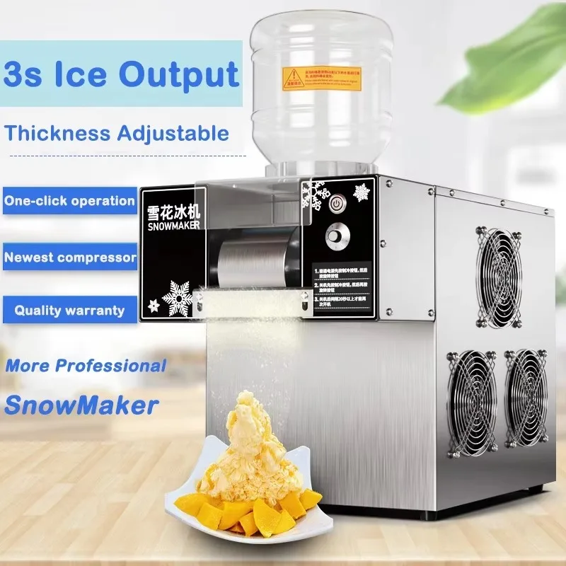 【Brand new】Commercial Style Snowflake Ice Machine Automatic Shaved Ice Maker For Street Vendor Dessert Shop Small Port le Milk I
【Brand new】Commercial Style Snowflake Ice Machine Automatic Shaved Ice Maker For Street Vendor Dessert Shop Small Port le Milk I