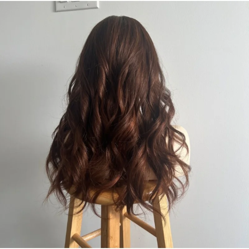 Highlight Ombre Dark Red Brown Body Wave Middle Part Lace Front Wig Synthetic High Quality Wig Front Lace Wigs Heat Resistant
Highlight Ombre Dark Red Brown Body Wave Middle Part Lace Front Wig Synthetic High Quality Wig Front Lace Wigs Heat Resistant