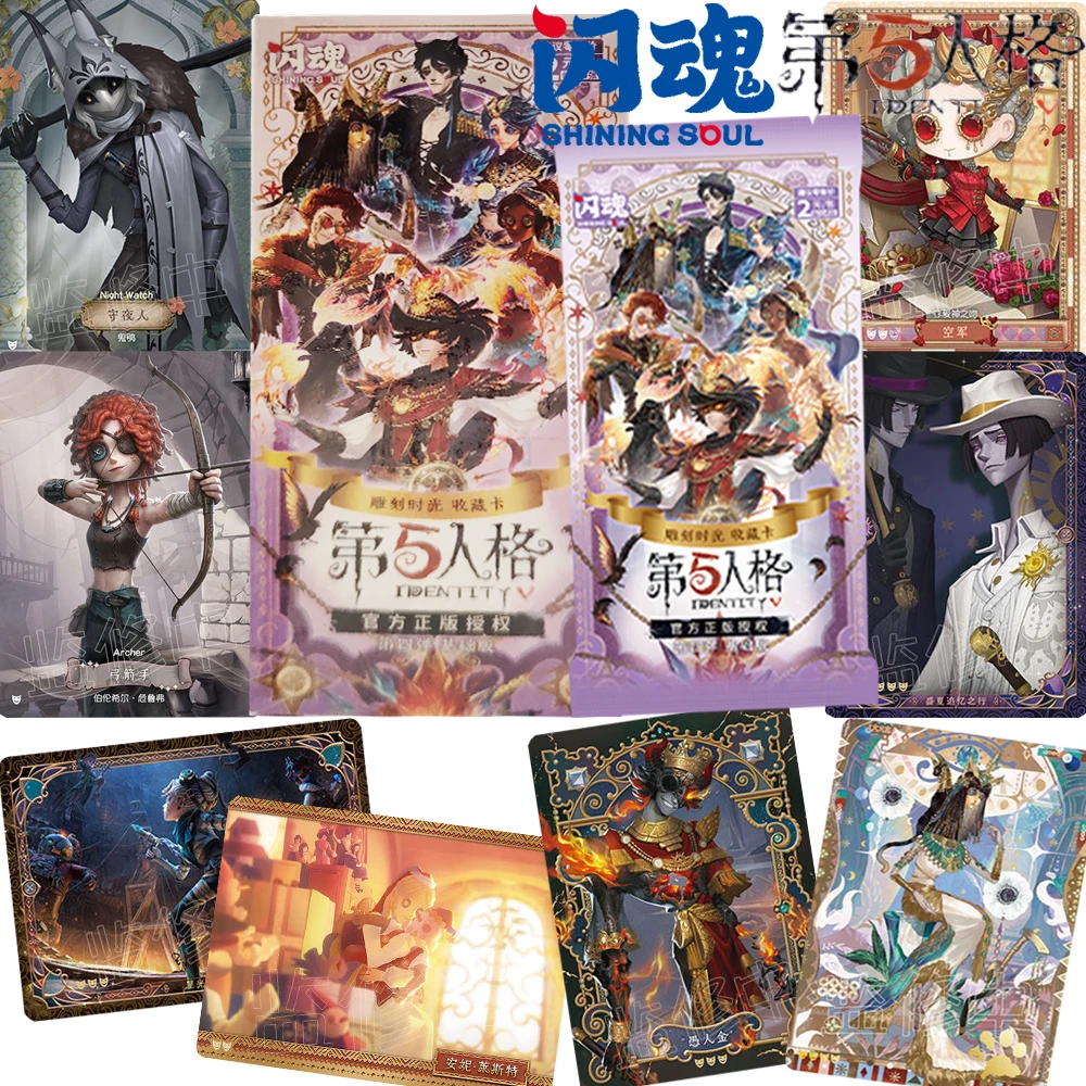 Genuine Shining Soul Identity V Fun Rare Cards Asymmetrical Battle Arena Game Role Classic Memories Essence Story Cards Gifts
Genuine Shining Soul Identity V Fun Rare Cards Asymmetrical Battle Arena Game Role Classic Memories Essence Story Cards Gifts