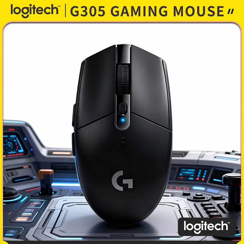 Беспроводная мышь Logitech G305 LIGHTSPEED, 12000 DPI HERO, 6 программируемых кнопок, 250 часов автономной работы, 99 г, для ПК, Mac, ноутбуков, геймеров
Беспроводная мышь Logitech G305 LIGHTSPEED, 12000 DPI HERO, 6 программируемых кнопок, 250 часов автономной работы, 99 г, для ПК, Mac, ноутбуков, геймеров