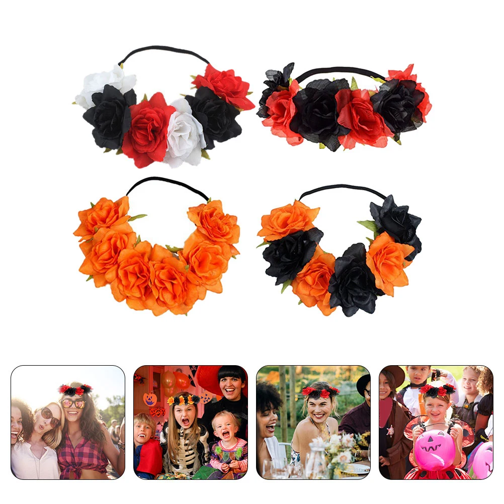 4 Pcs Artificial Flower Headbands Wreath Tiara Floral Props Party Accessories Costume Headdress Halloween Supplies Women Hair
4 Pcs Artificial Flower Headbands Wreath Tiara Floral Props Party Accessories Costume Headdress Halloween Supplies Women Hair