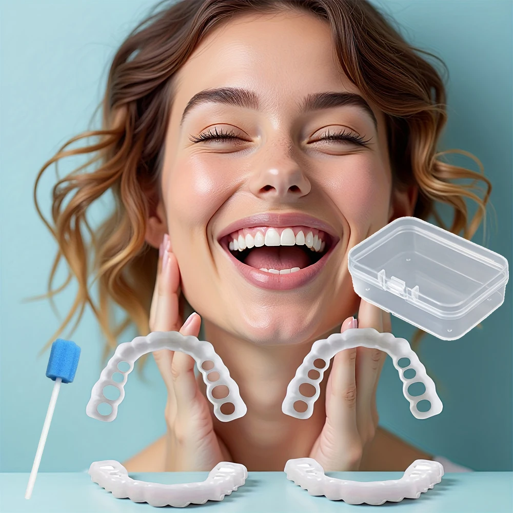 All Age Reusable Teeth Veneers, Instant Comfort Smile Cover, Suitable for adults daily beauty and gift giving H2931
All Age Reusable Teeth Veneers, Instant Comfort Smile Cover, Suitable for adults daily beauty and gift giving H2931
