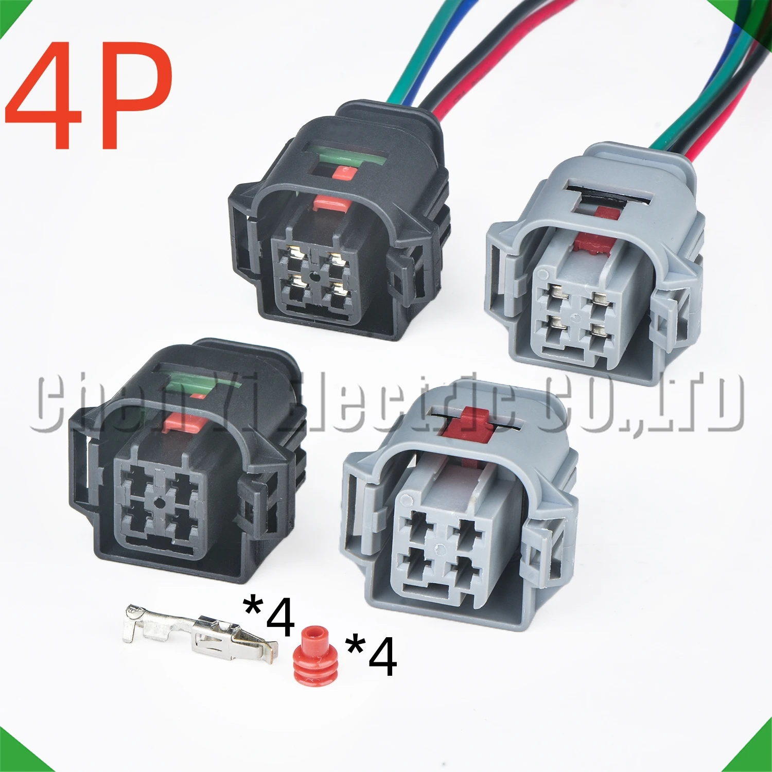 4 Pin Automotive Connectors Ignition coil accelerator sensor Wire harness Plug 10737691 10737695
4 Pin Automotive Connectors Ignition coil accelerator sensor Wire harness Plug 10737691 10737695