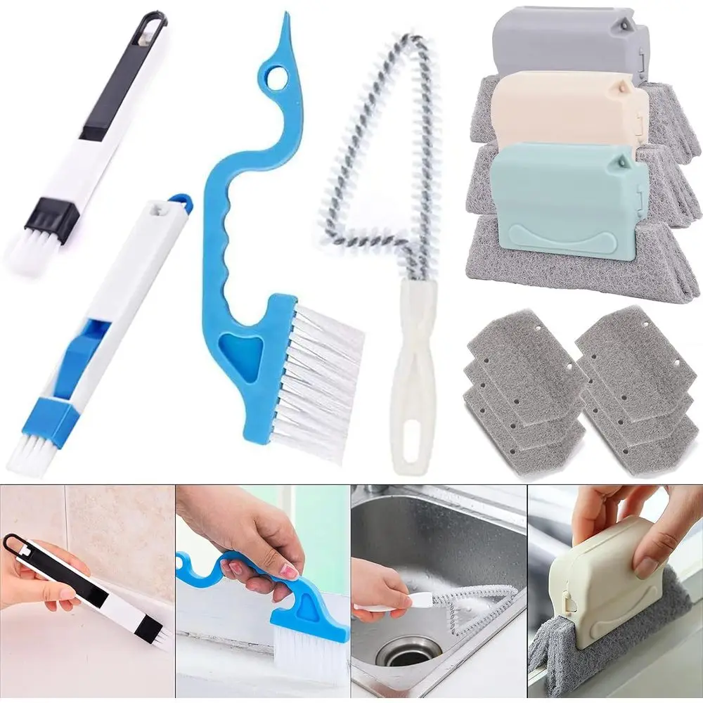 13-Piece Window Sill and Track Cleaning Kit: Magic Tools for Doors, Tiles, Shutters, and Car Vents
13-Piece Window Sill and Track Cleaning Kit: Magic Tools for Doors, Tiles, Shutters, and Car Vents